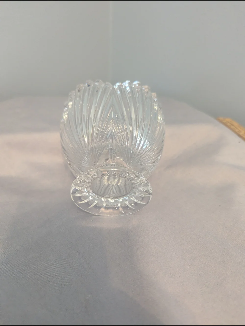 Marquise By Waterford Crystal Footed Trinket Bowl